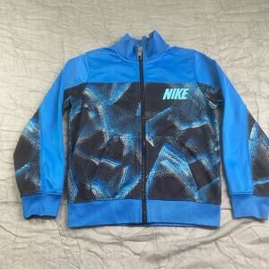 Nike Long Sleeve Full Zip Kids Track Jacket Size 6